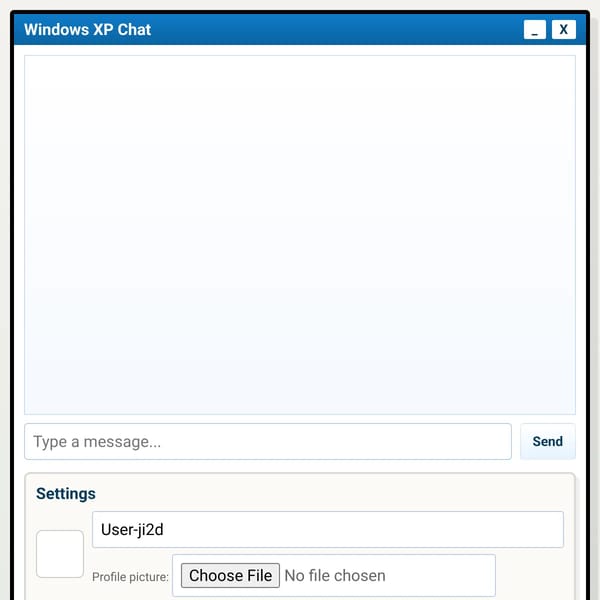 Windows XP Chat (Patch 0.1)