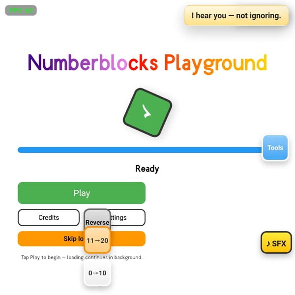 Numberblocks Playground