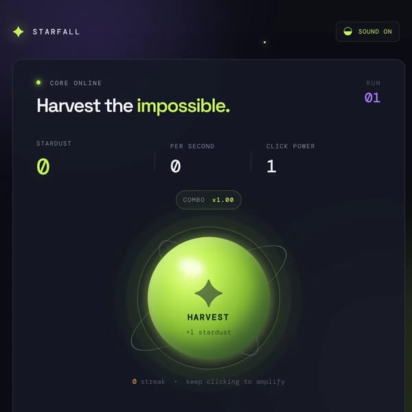 Starfall Clicker