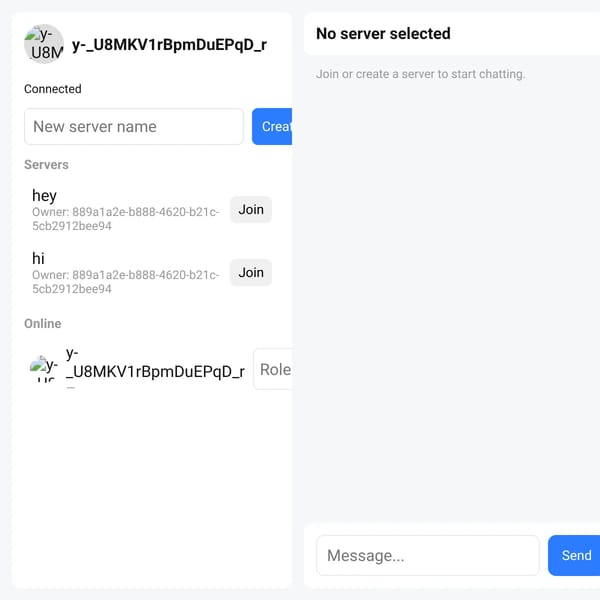 Global Multiplayer Chat
