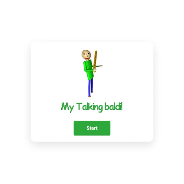 Talking baldi