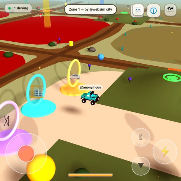 Websim City Street idea