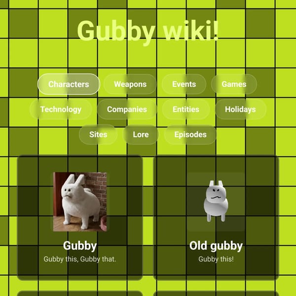 Gubby wiki!