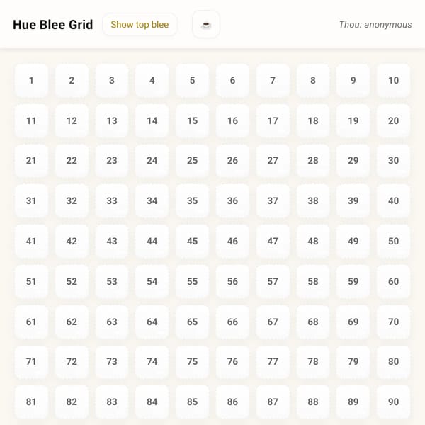 Hue Blee Grid