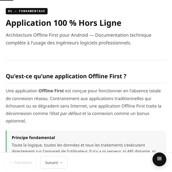 Offline First — Architecture Android