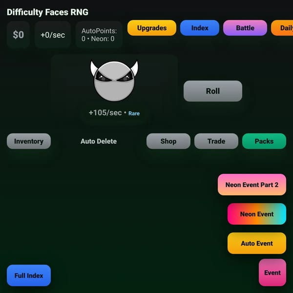 Difficulty Faces RNG