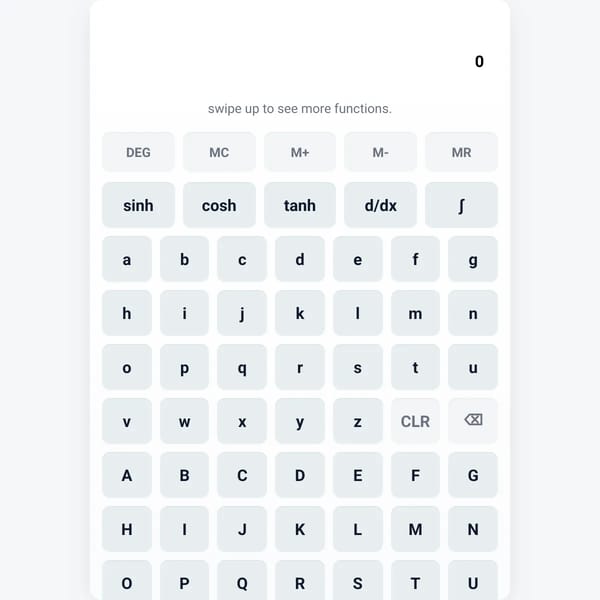 Scientific Calculator (HTML/JS App)