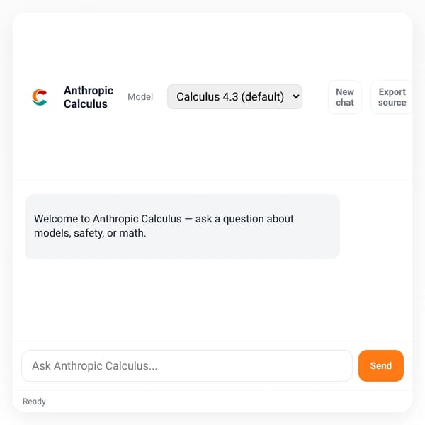 Anthropic Calculus