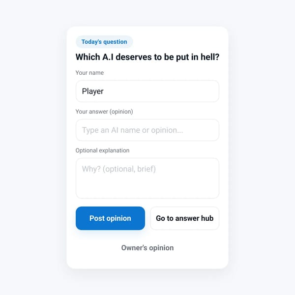 Daily Questions For The Websimmers