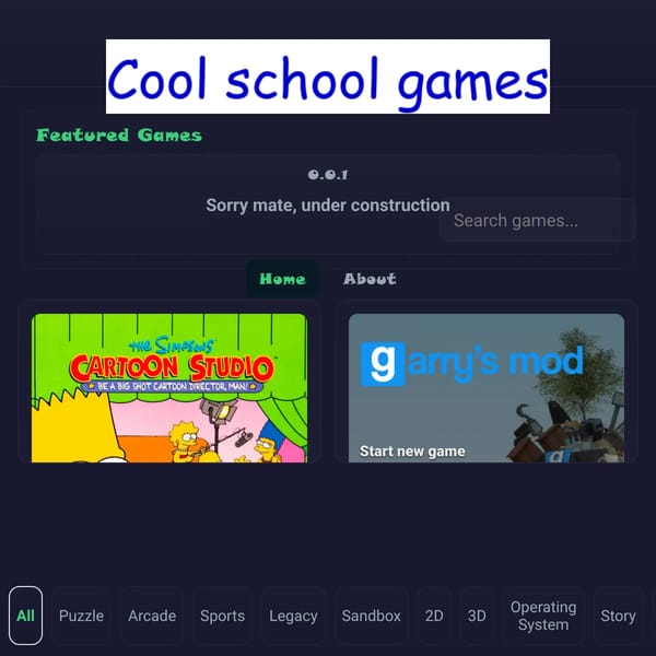Cool school games