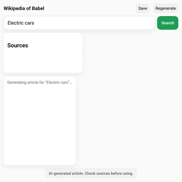 Wikipedia of Babel