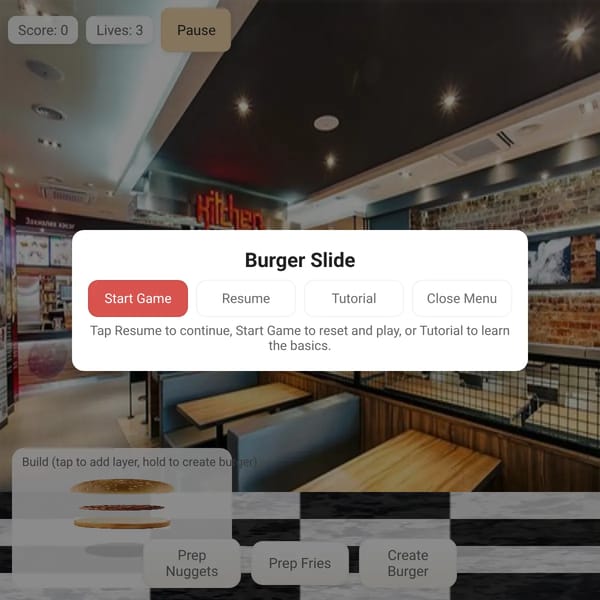 Burger Slide
