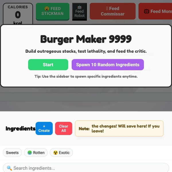 Burger Maker 9999