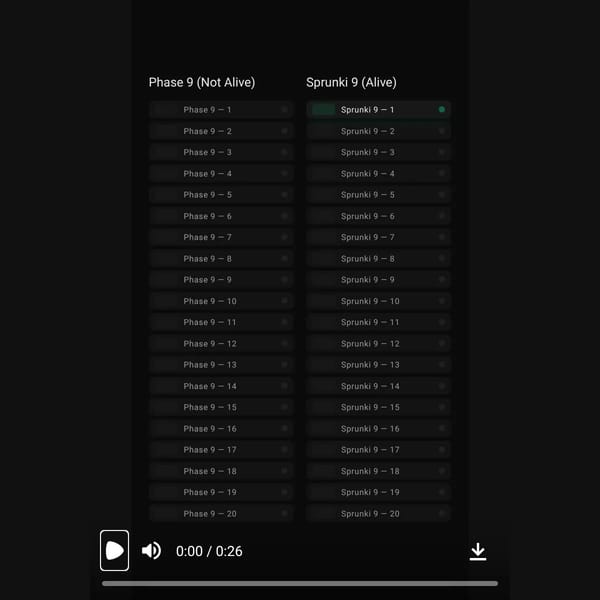Sprunki 9 — Alive vs Not Alive