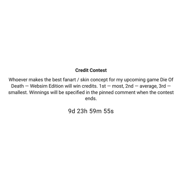 Credit Contest