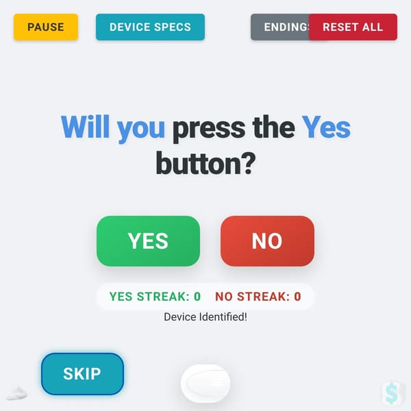 Yes No Buttons Endingslop