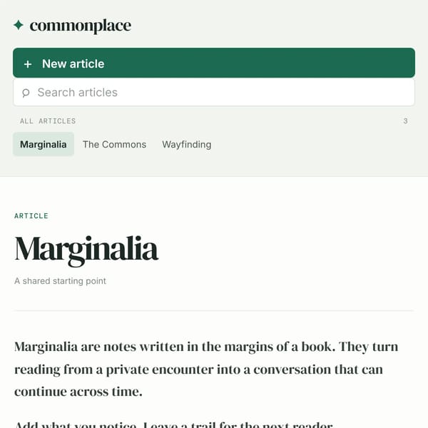 Commonplace