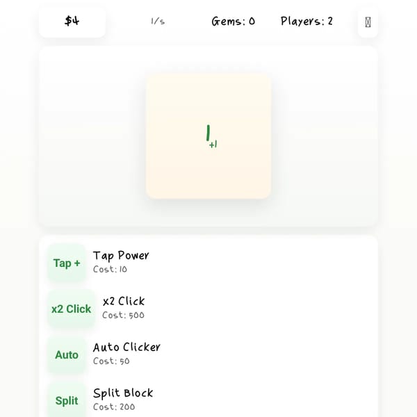 Numberblock Clicker