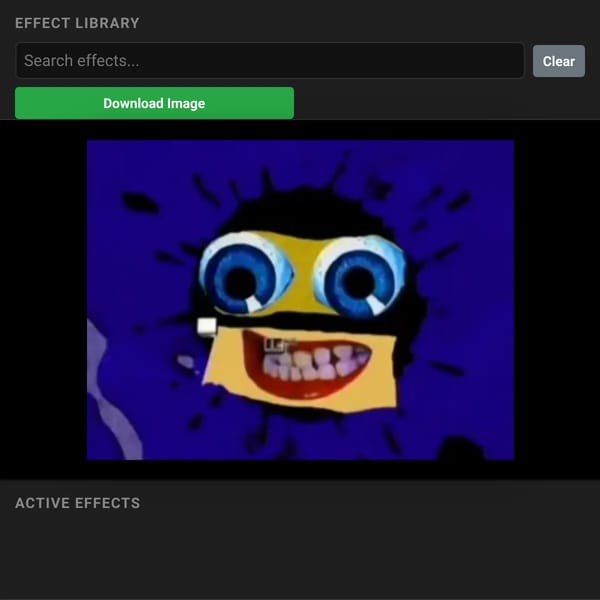 Image Effect Stack