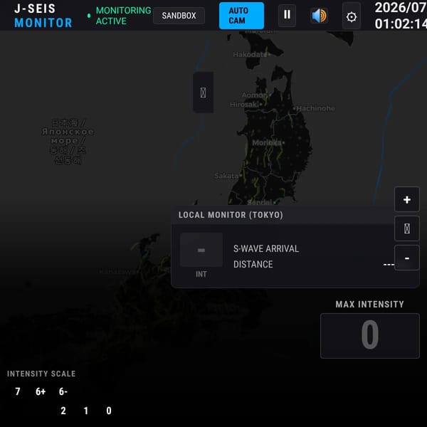 Japan Seismic Simulation (My Take)