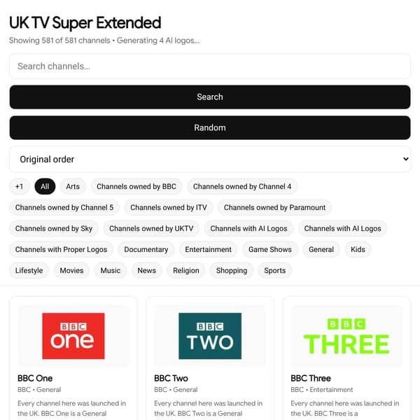 UK TV Super Extended