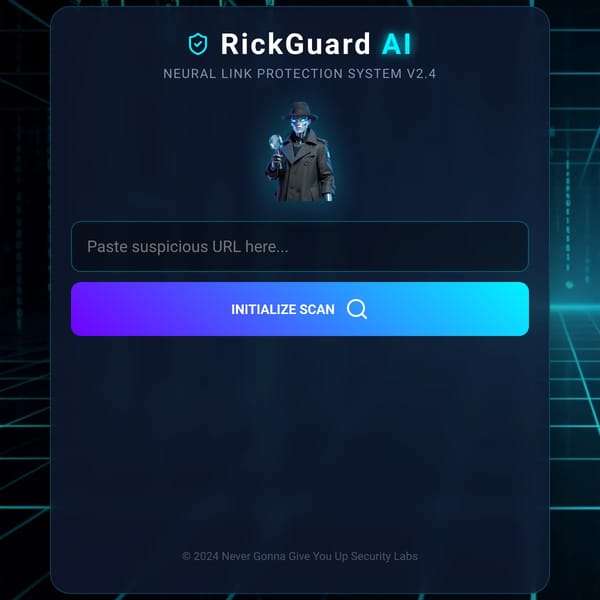 AI Rickroll detector