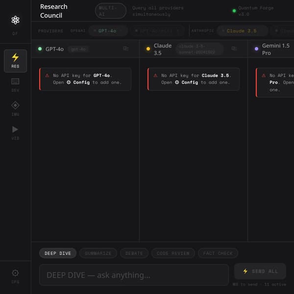 Quantum Forge — GodMode Studio