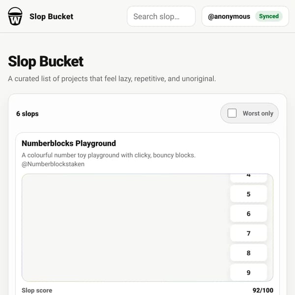 Slop Bucket (WORK IN PROGRESS!!)