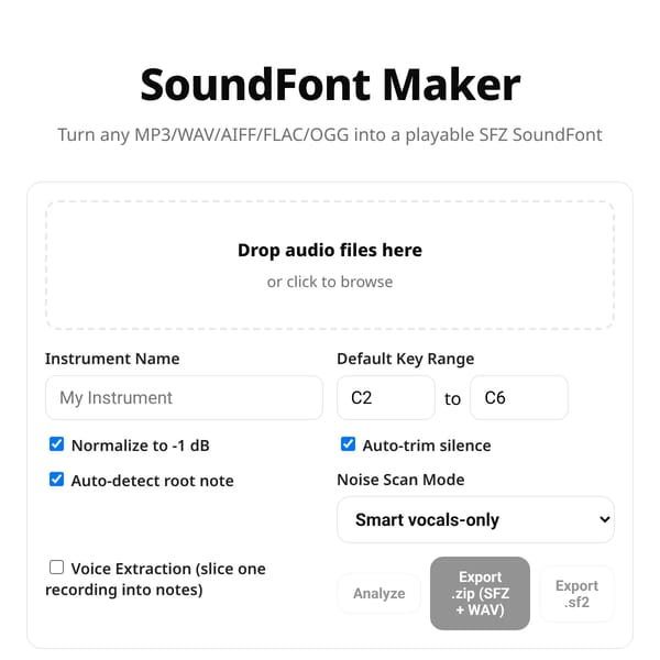 SoundFont Maker