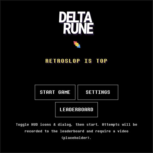 Deltarune: RetroSlop is Top