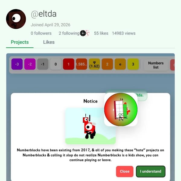 User Profile Page (Projects, Likes, Followers, Comments)