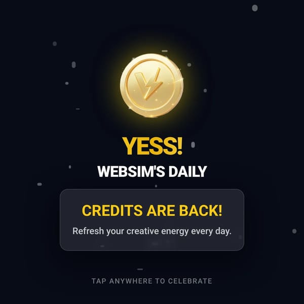 Daily Credits are Back!
