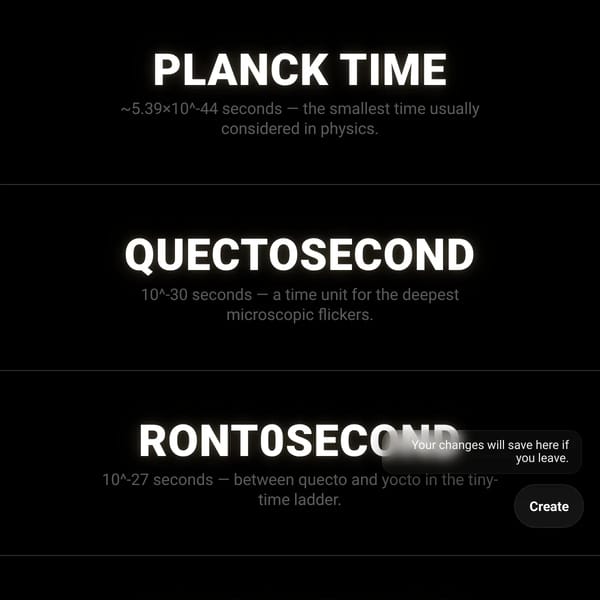Time Units