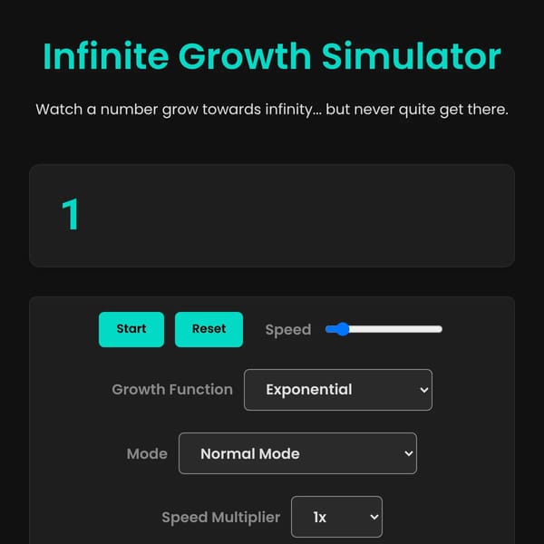 Infinite Growth Simulator