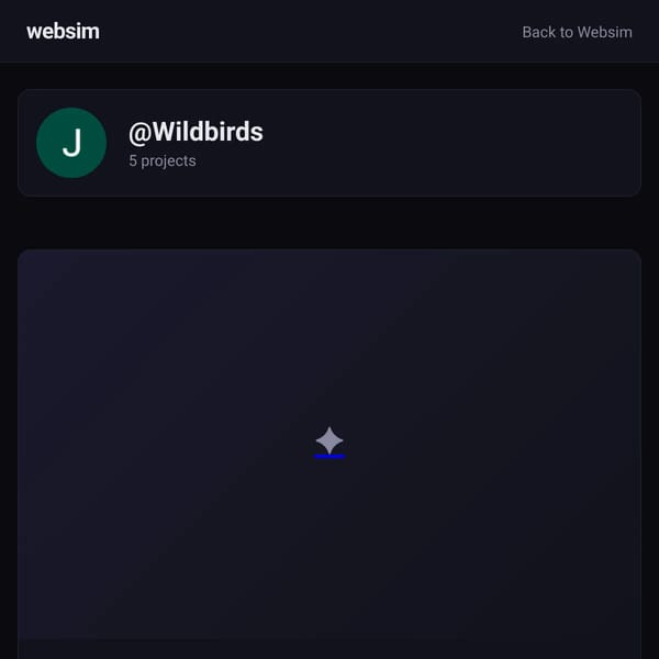 websim only me