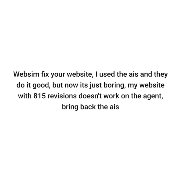 Fix your website