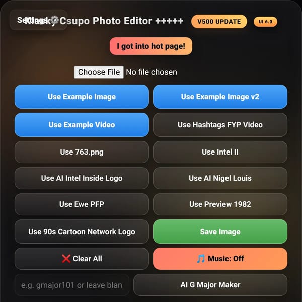 Klasky Csupo Photo Editor