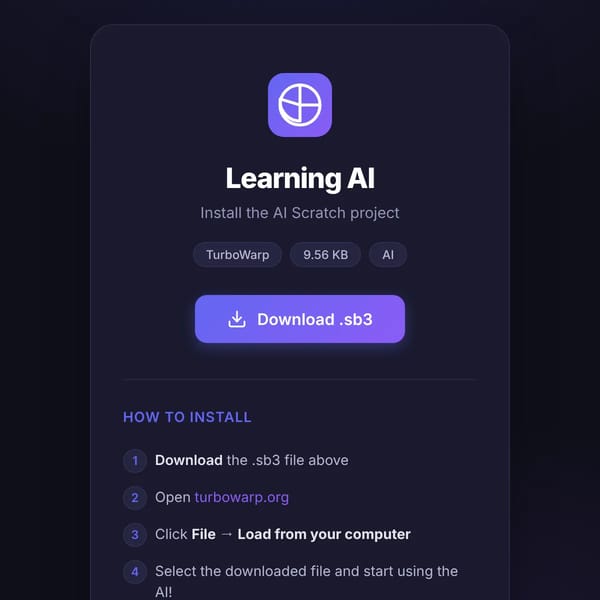 Learning AI