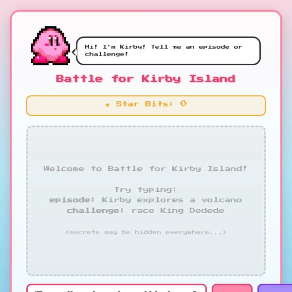 Battle for Kirby Island (wip)