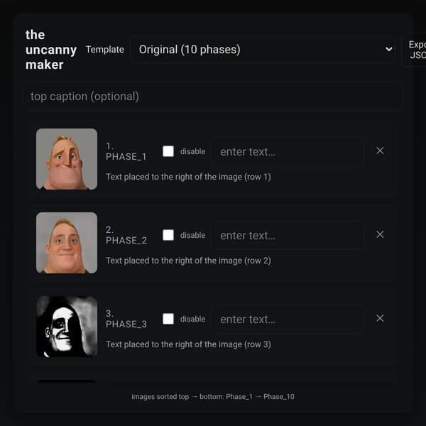 the uncanny maker but better! (alpha) (release)