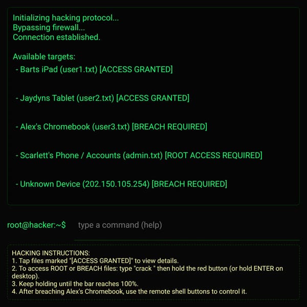 File Hacker Game