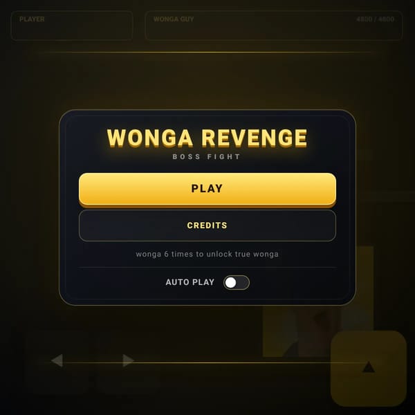 WONGA REVENGE (uncancelled)