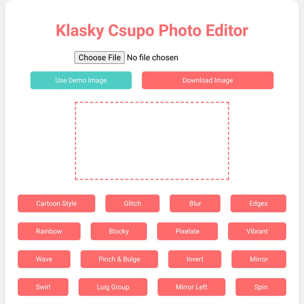 Klasky Csupo Photo Editor