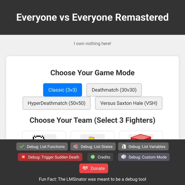 Everyone vs Everyone +