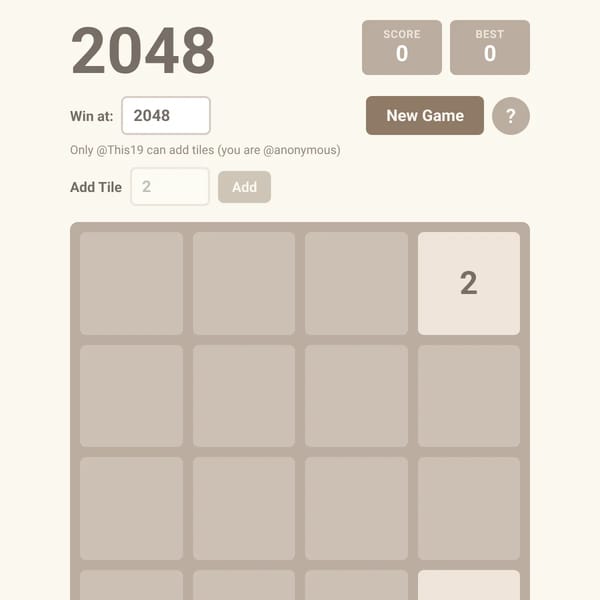 2048 Custom