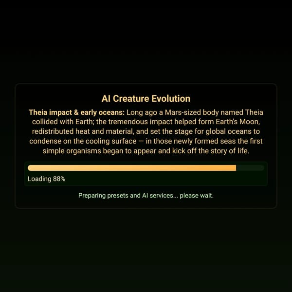 AI Creature Evolution Advanced (Creature Evolution Simulator) (Added New Creatures!)