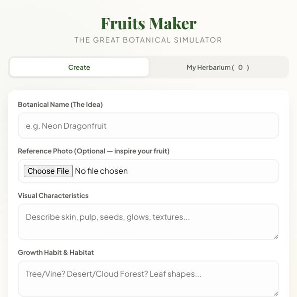 Fruits Maker - Master Botanist Edition
