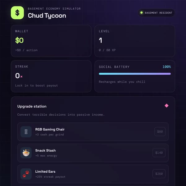 Chud Tycoon
