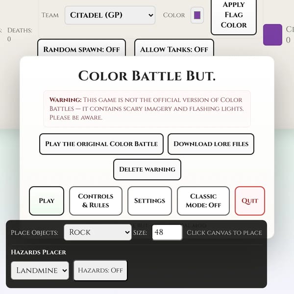 Color Battles.exe: Revived version because it got ruined