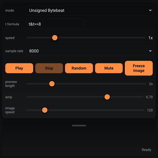 Bytebeat Composer